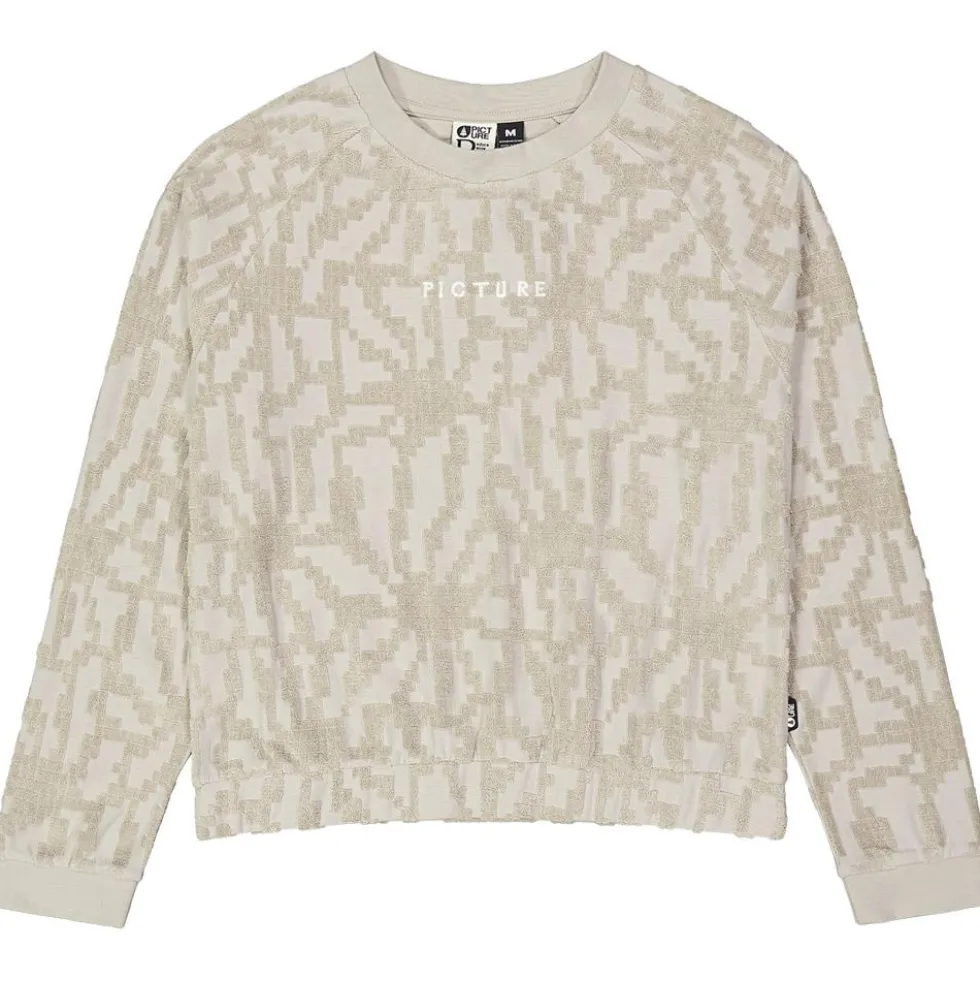 Felpa Picture Clady Crew Pure Cashemere Embossed