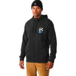 Felpa Picture Kenoma Zip Black