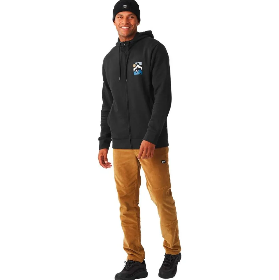 Felpa Picture Kenoma Zip Black