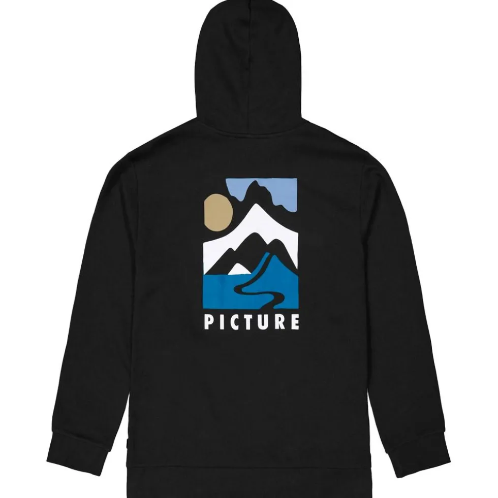 Felpa Picture Kenoma Zip Black