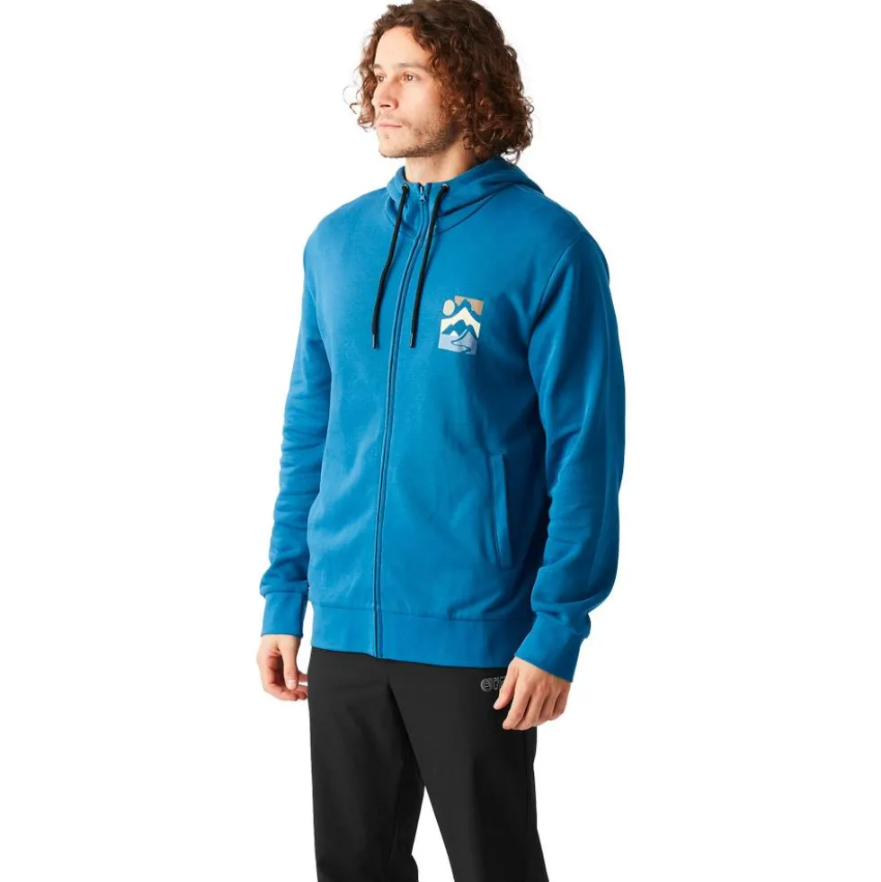 Felpa Picture Kenoma Zip Serenity Blue