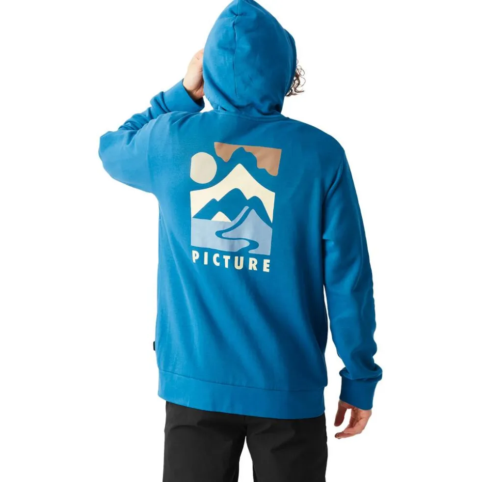 Felpa Picture Kenoma Zip Serenity Blue