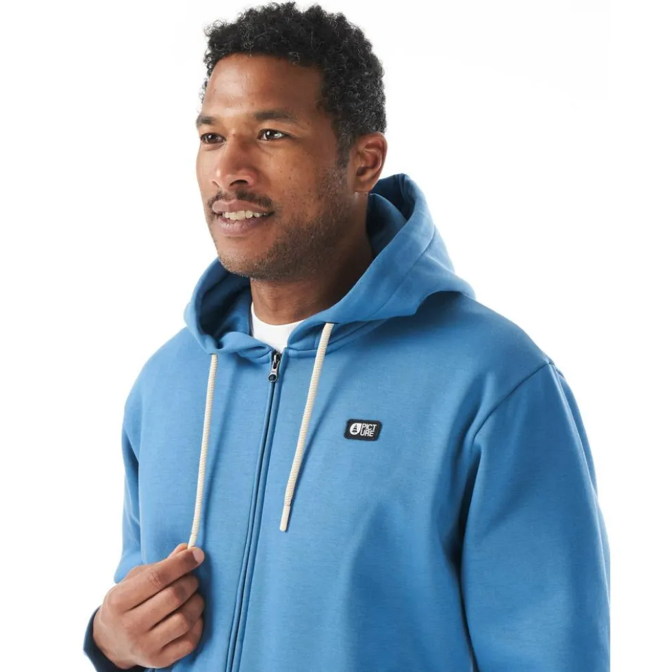 Felpa Picture Yorra Zip Serenity Blue