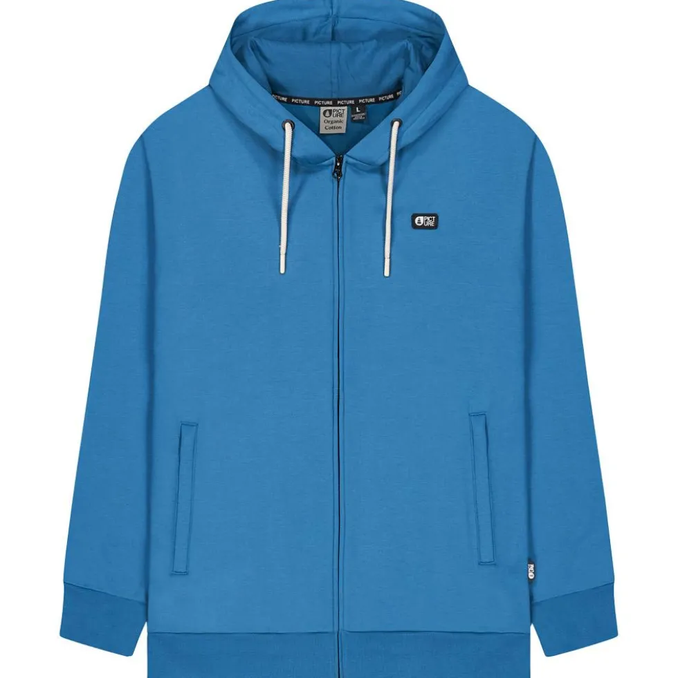 Felpa Picture Yorra Zip Serenity Blue
