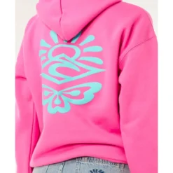 Felpa Rip Curl Icons Of Surf Heritage Hood Super Pink