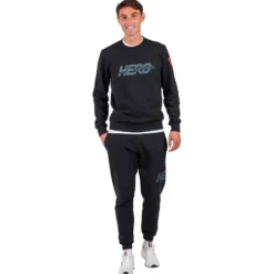 Felpa Rossignol New Hero Crew Neck Black