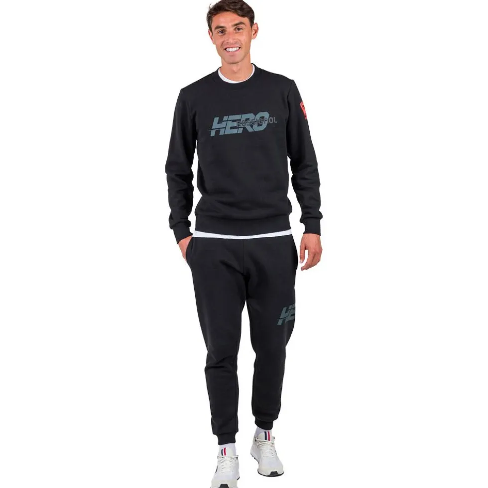 Felpa Rossignol New Hero Crew Neck Black