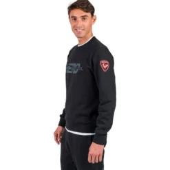 Felpa Rossignol New Hero Crew Neck Black