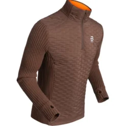 Felpa Sportswear Bjorn Daehlie Half Zip Comfy 2.0 Cappuccino