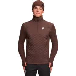 Felpa Sportswear Bjorn Daehlie Half Zip Comfy 2.0 Cappuccino