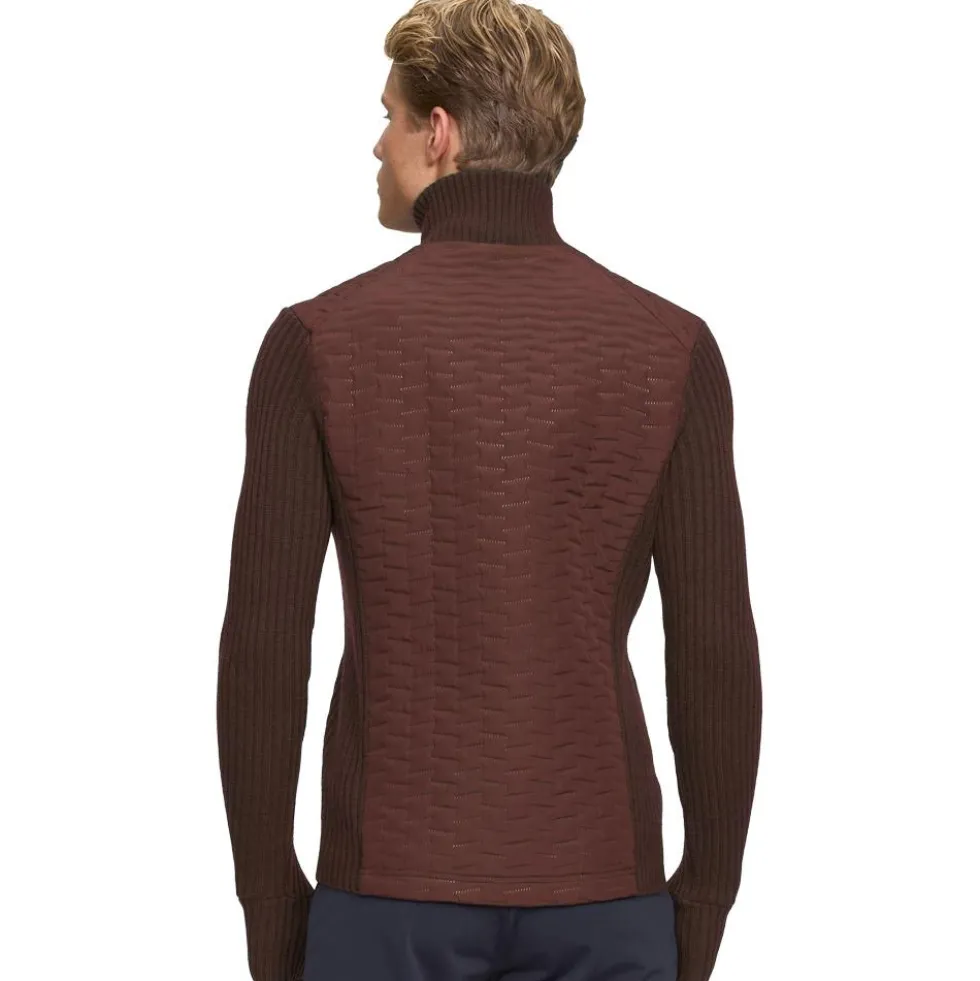 Felpa Sportswear Bjorn Daehlie Full Zip Comfy Cappuccino