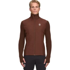 Felpa Sportswear Bjorn Daehlie Full Zip Comfy Cappuccino