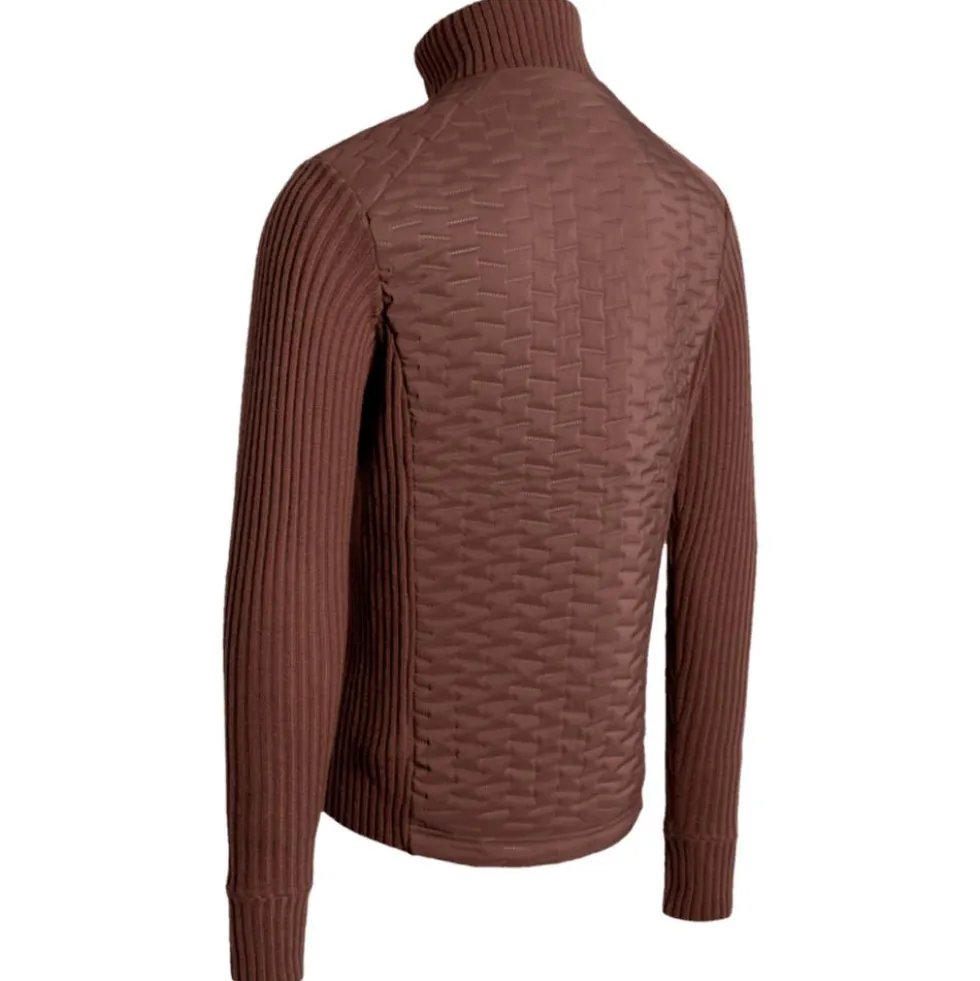 Felpa Sportswear Bjorn Daehlie Full Zip Comfy Cappuccino