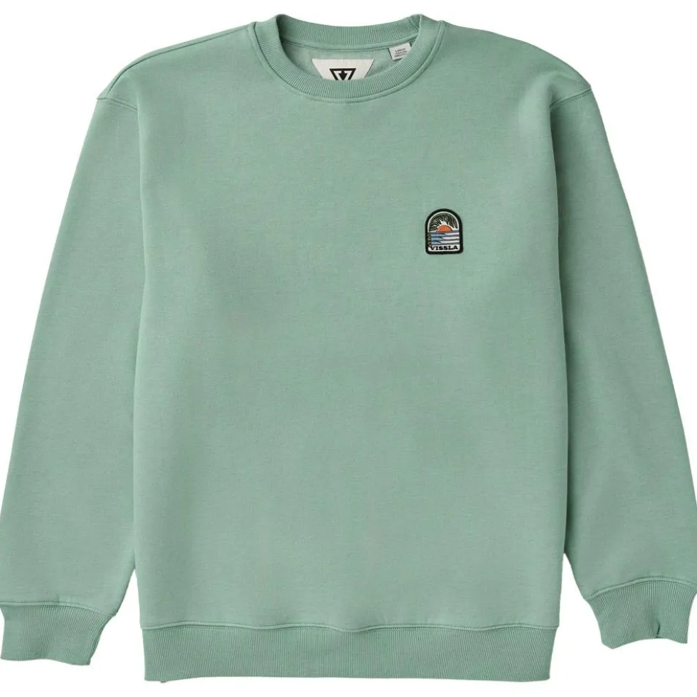 Felpa Vissla Solid Sets Eco Aloe