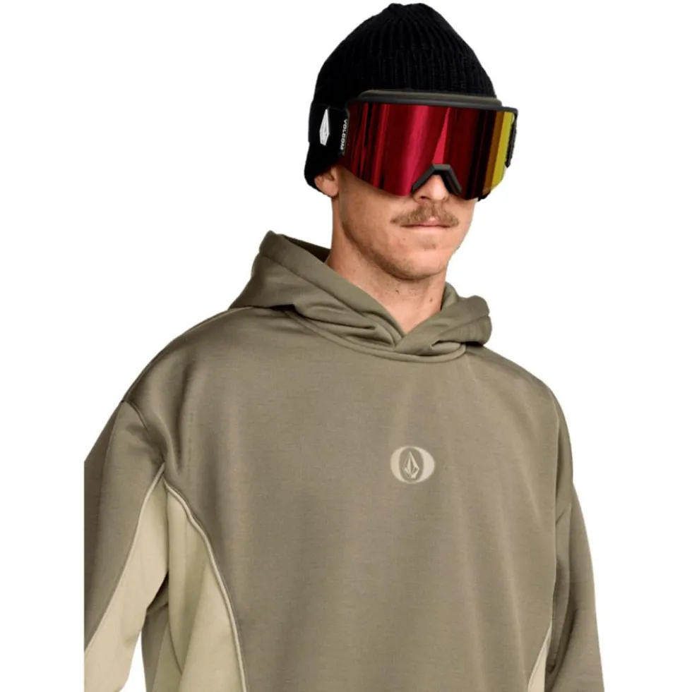 Felpa Volcom Vital Hydro Pull Over Military