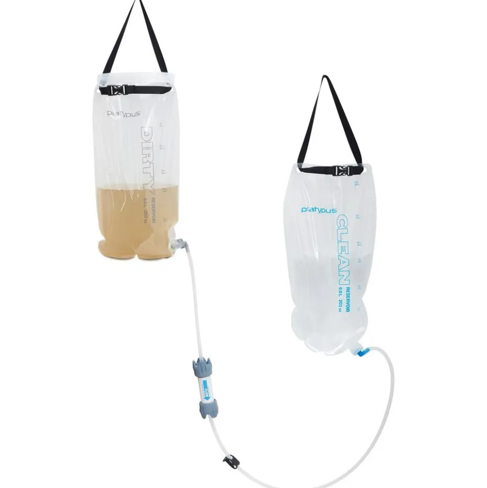 Filtri a gravitazione Platypus GravityWorks System 6L Translucide