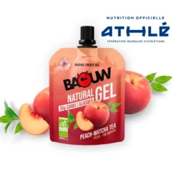 Gel energetici Baouw Gel Naturel Bio 85 g. Pêche Thé Matcha