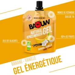 Gel energetici Baouw Gel Naturel Bio 85 g. Banane Vanille