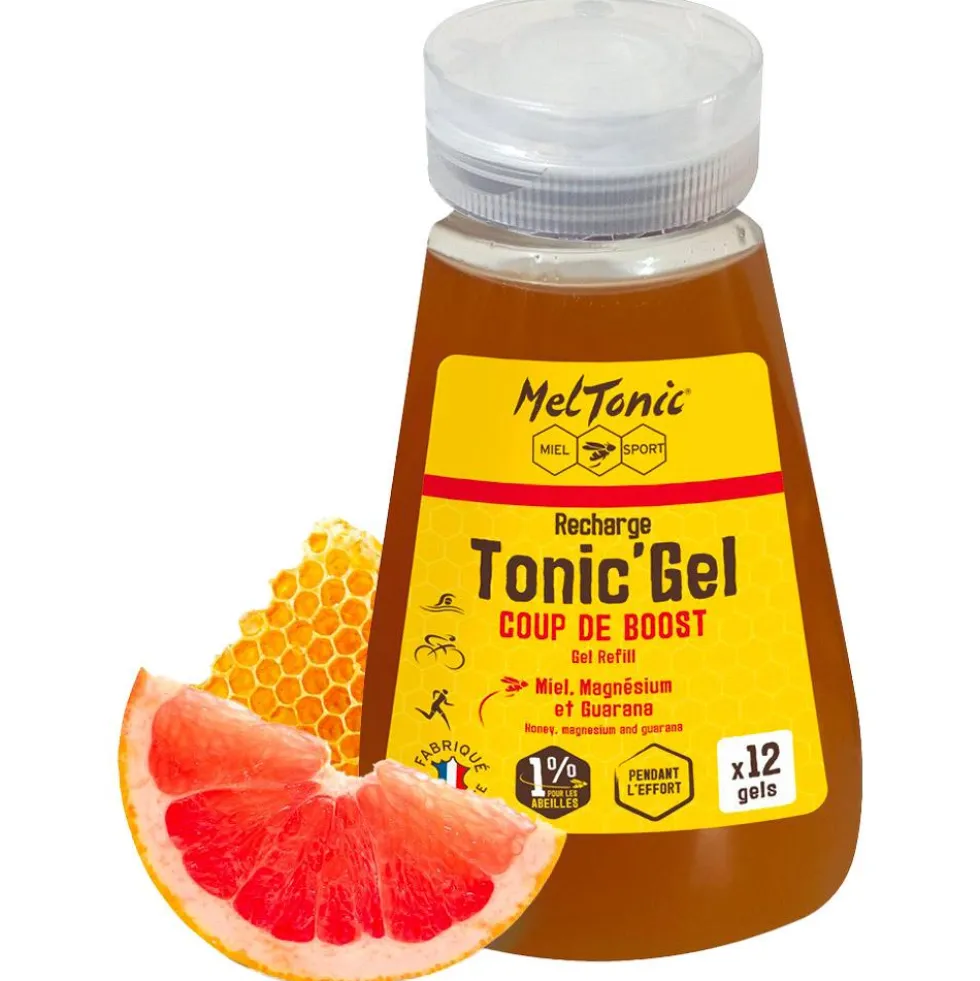 Gel energetici Meltonic Recharge Gel Coup De Boost 240 g. Miel Magnésium Guarana