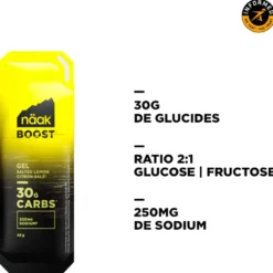 Gel energetici Naak Boost Energy Gel 48 g. Limonade Salée