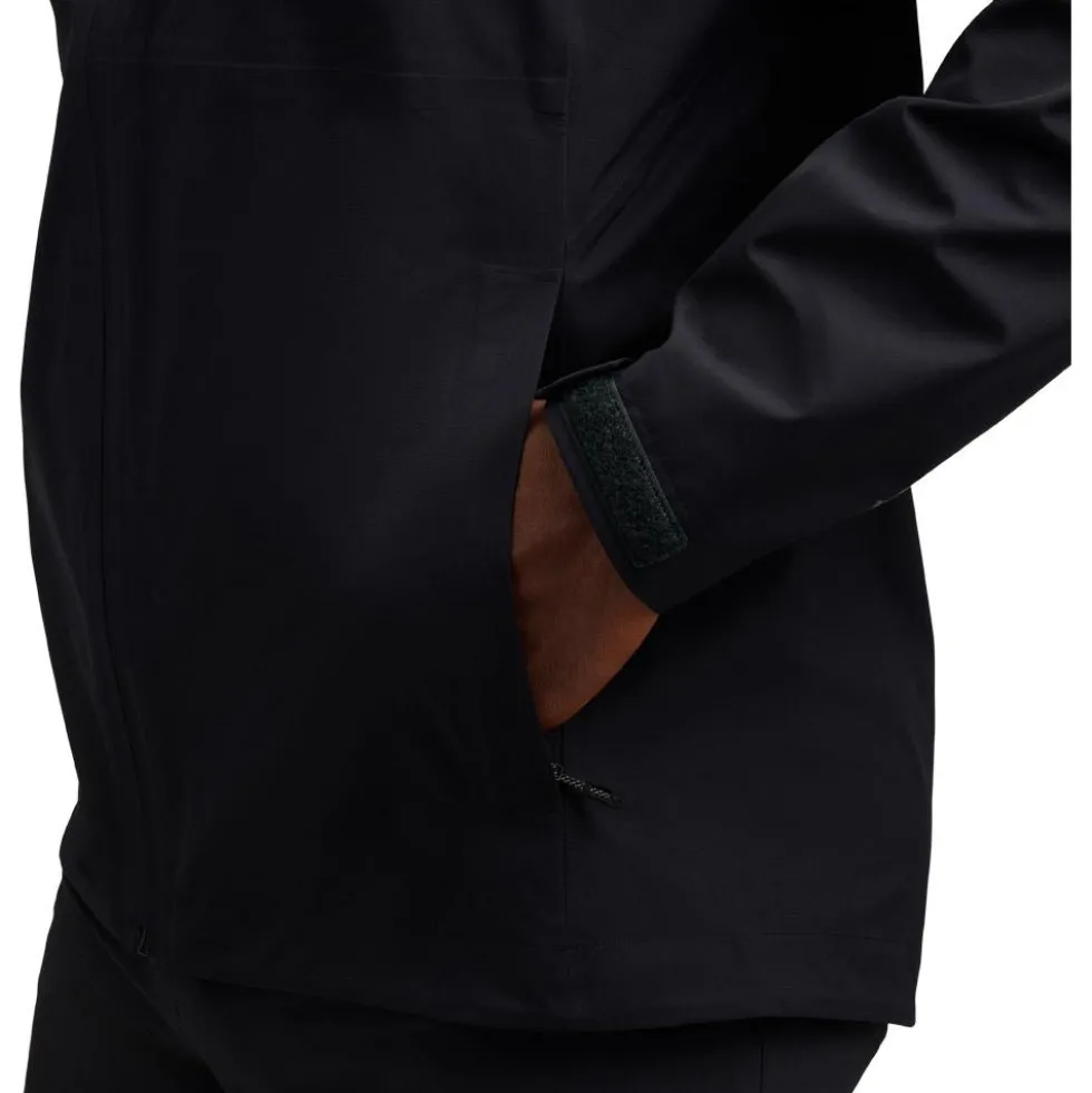 Giacca da alpinismo Black Diamond Strataline Stretch Shell Black