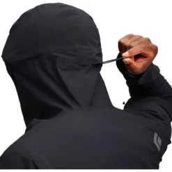 Giacca da alpinismo Black Diamond Strataline Stretch Shell Black