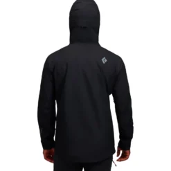 Giacca da alpinismo Black Diamond Strataline Stretch Shell Black