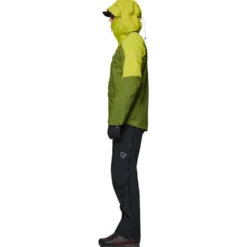 Giacca da alpinismo Norrona Falketind Dri1 Jacket M Pesto Golden Lime