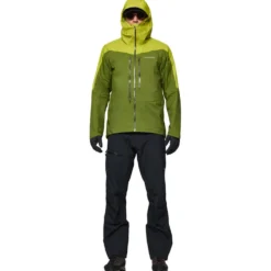Giacca da alpinismo Norrona Falketind Dri1 Jacket M Pesto Golden Lime