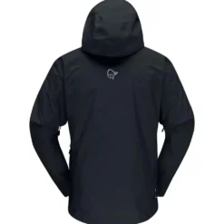 Giacca da alpinismo Norrona Trollveggen Gore-Tex Pro Light Jacket M's Caviar Black