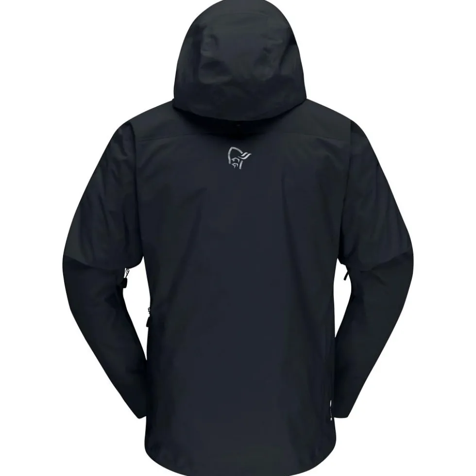 Giacca da alpinismo Norrona Trollveggen Gore-Tex Pro Light Jacket M's Caviar Black