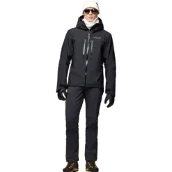 Giacca da alpinismo Norrona Trollveggen Gore-Tex Pro Light Jacket M's Caviar Black