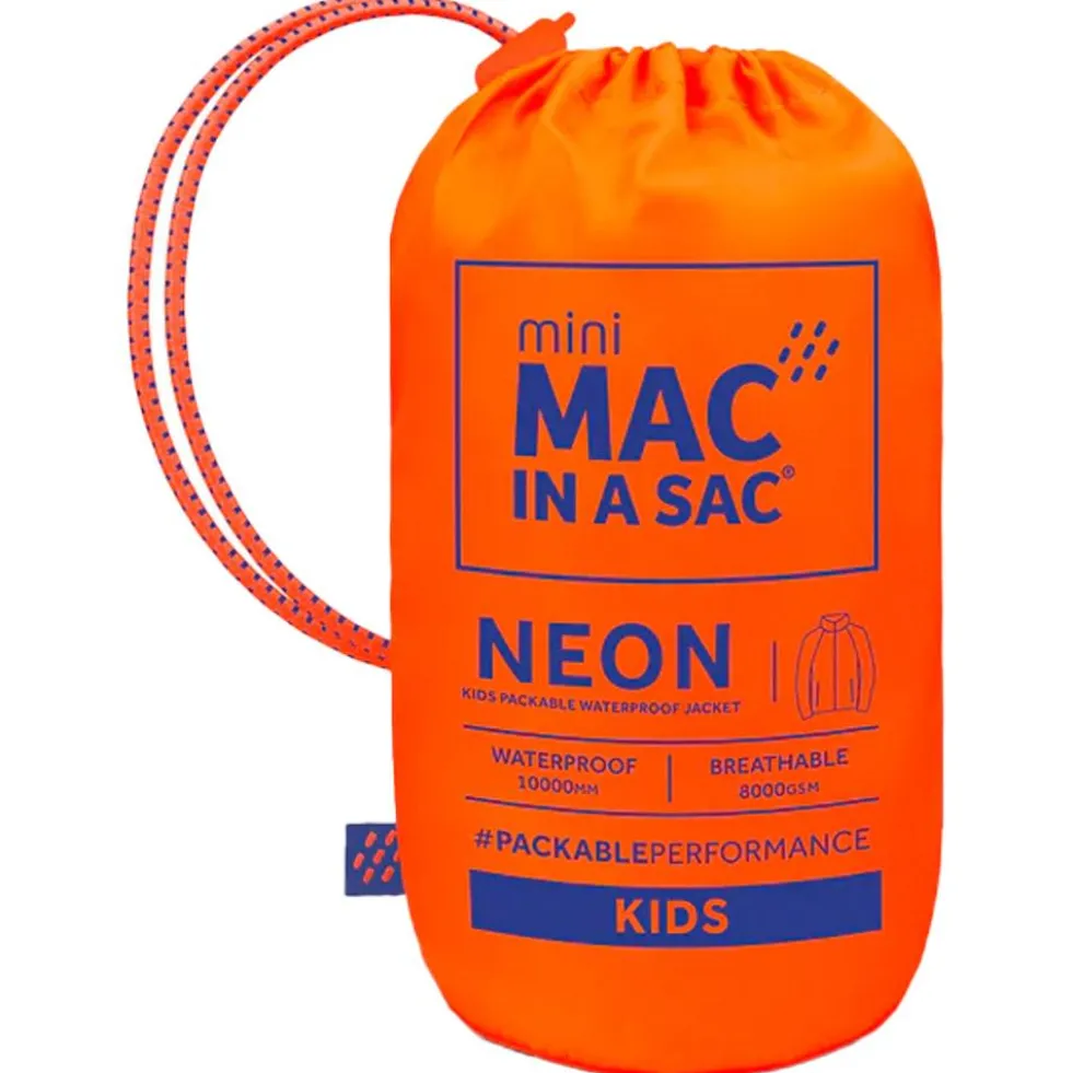 Giacca da pioggia MAC IN A SAC Mias Mini Neon Orange