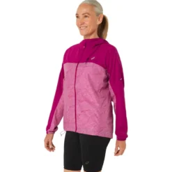 Giacca da trail Asics W Fujitrail Packable Jacket Berry Blackberry