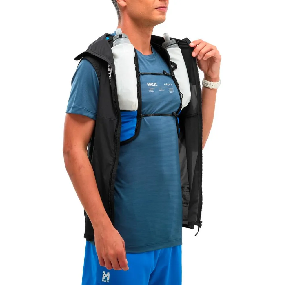 Giacca da trail Millet Intense Windbreaker Black