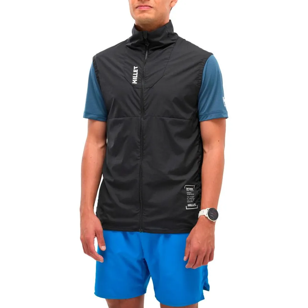 Giacca da trail Millet Intense Windbreaker Black
