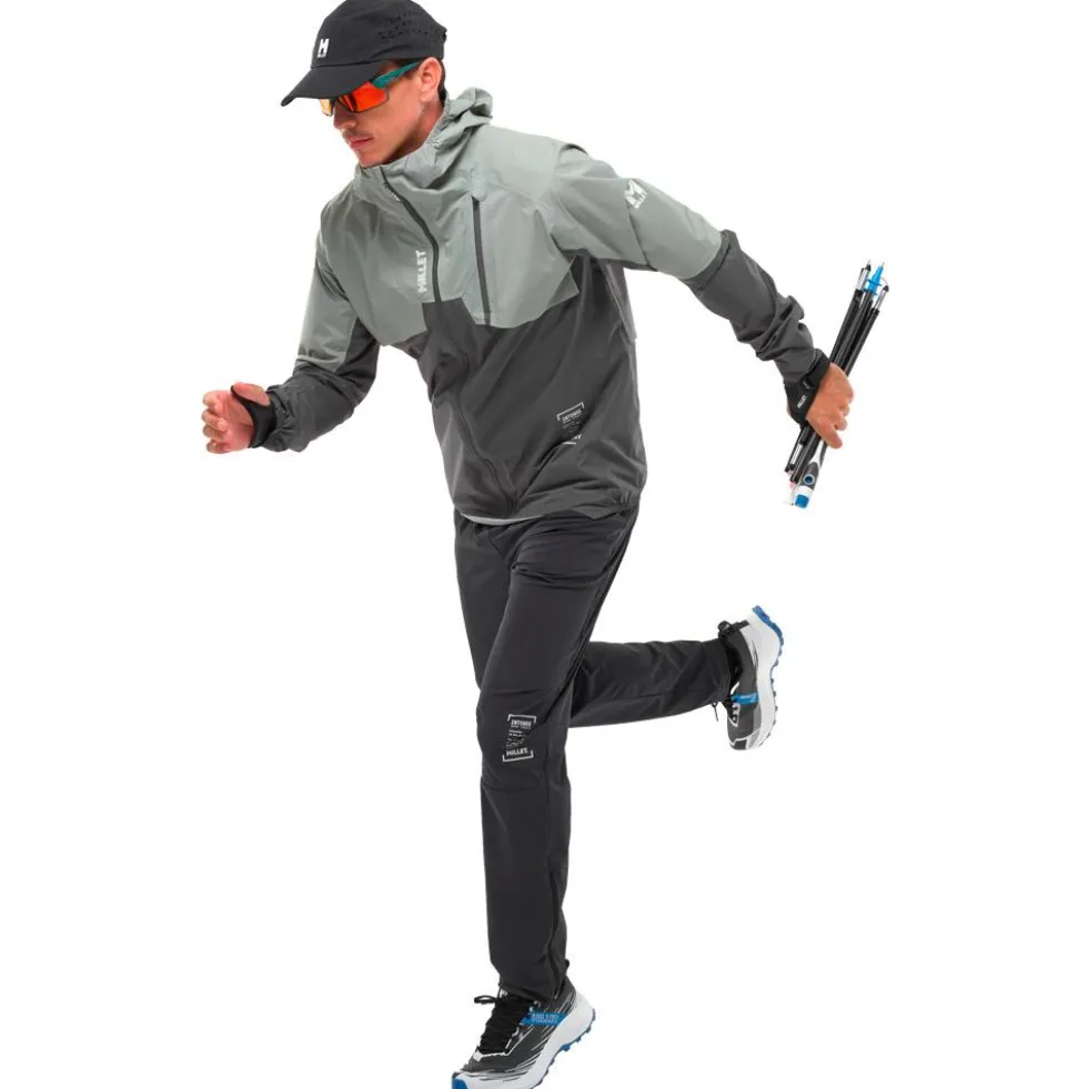 Giacca da trail Millet Intense Pro 2,5L Jacket M Granite Tarmac