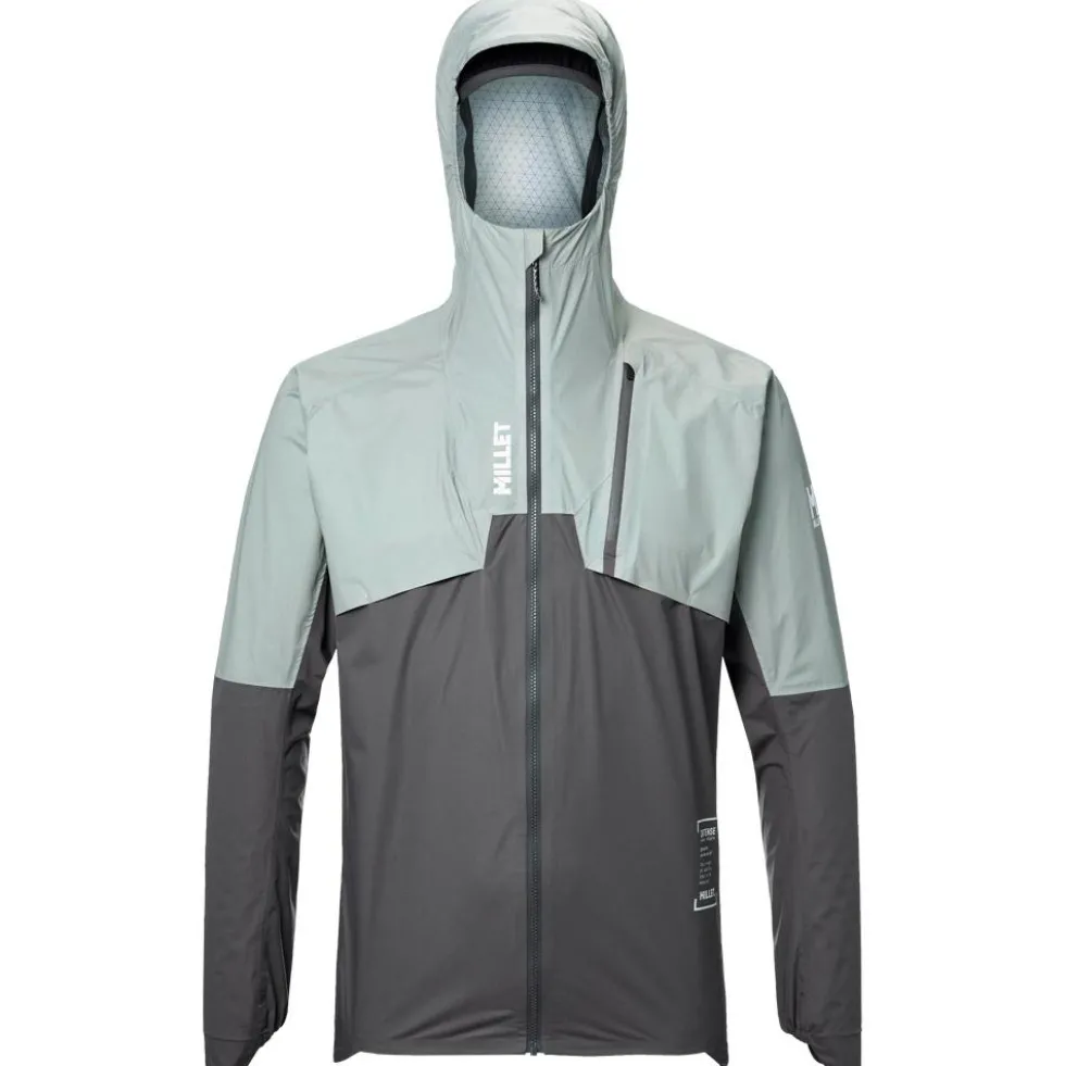Giacca da trail Millet Intense Pro 2,5L Jacket M Granite Tarmac