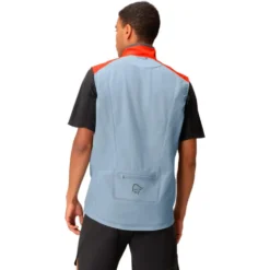 Giacca da trail Norrona senja aero90 Vest M's Arednalin - Blue Fog