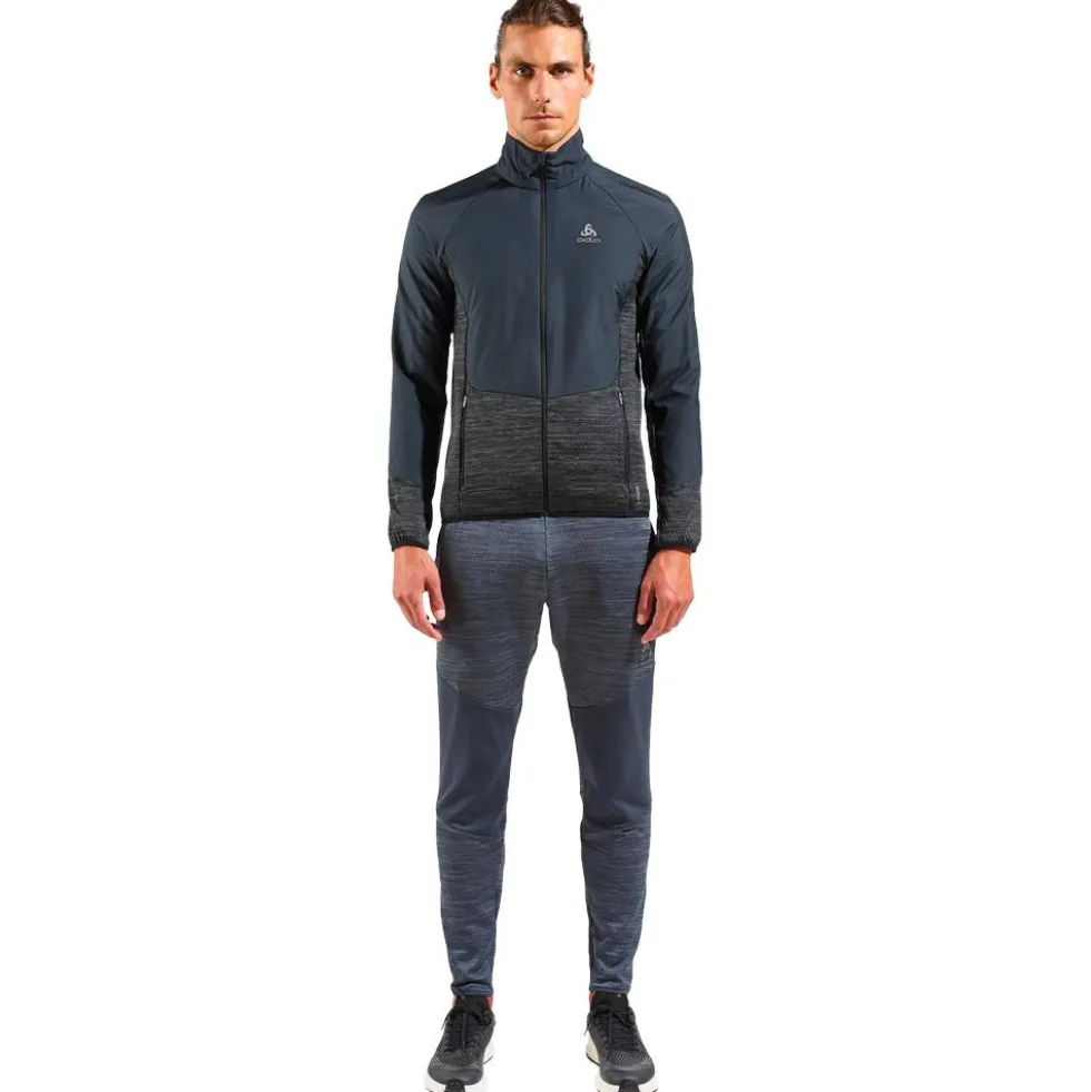 Giacca da trail Odlo Essential Insulator Hybrid Jkt Black