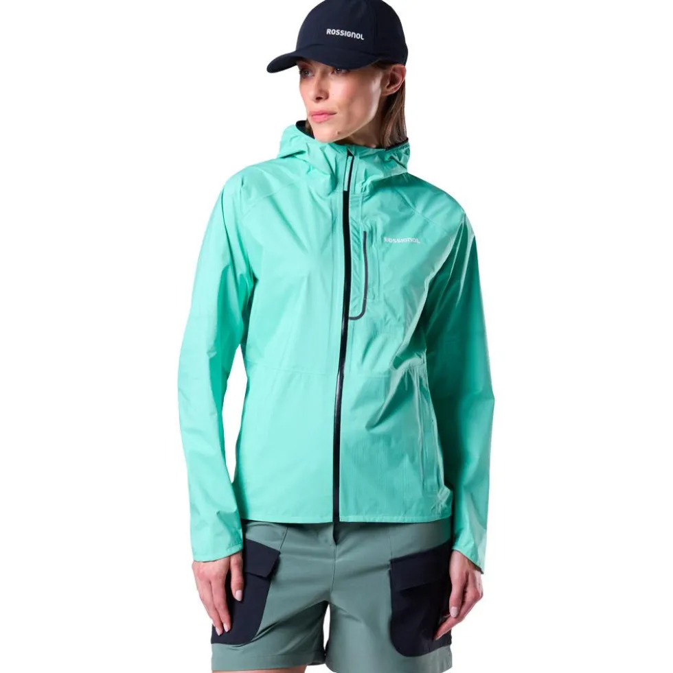 Giacca da trail Rossignol W's Rainproof 2.5L Jelly Mint