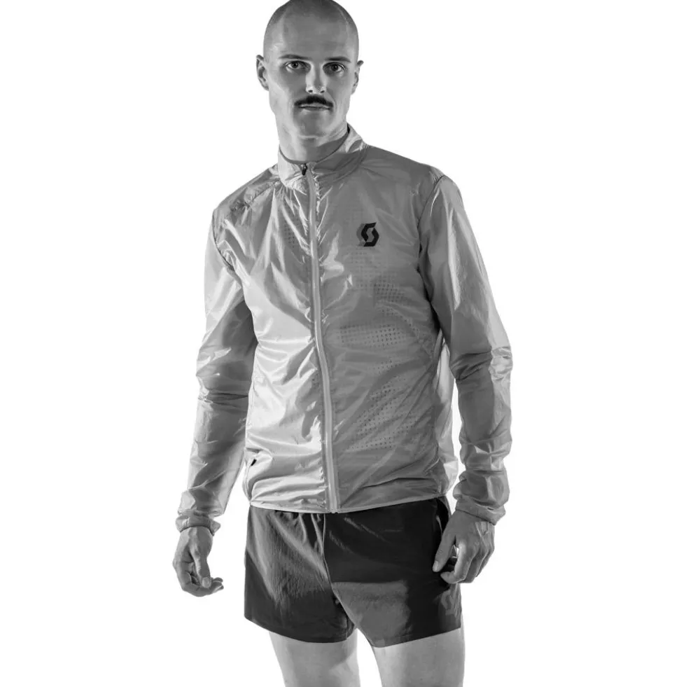 Giacca da trail Scott Jacket M's Rc Run Wb Black Yellow
