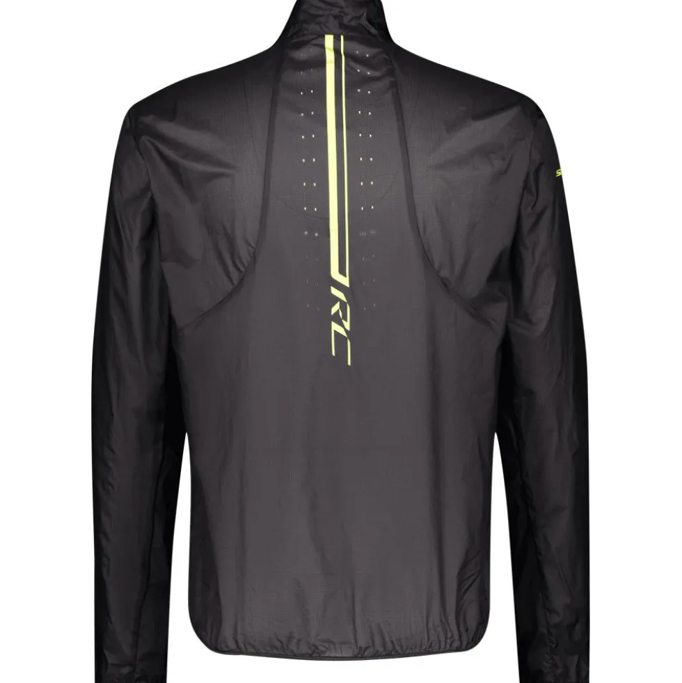 Giacca da trail Scott Jacket M's Rc Run Wb Black Yellow
