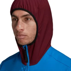 Giacca da trekking adidas MT Softshel Jkt Blue Cock