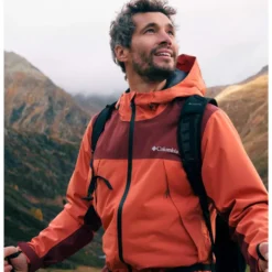Giacca da trekking Columbia Boulder Falls Jacket Tuscan Spice