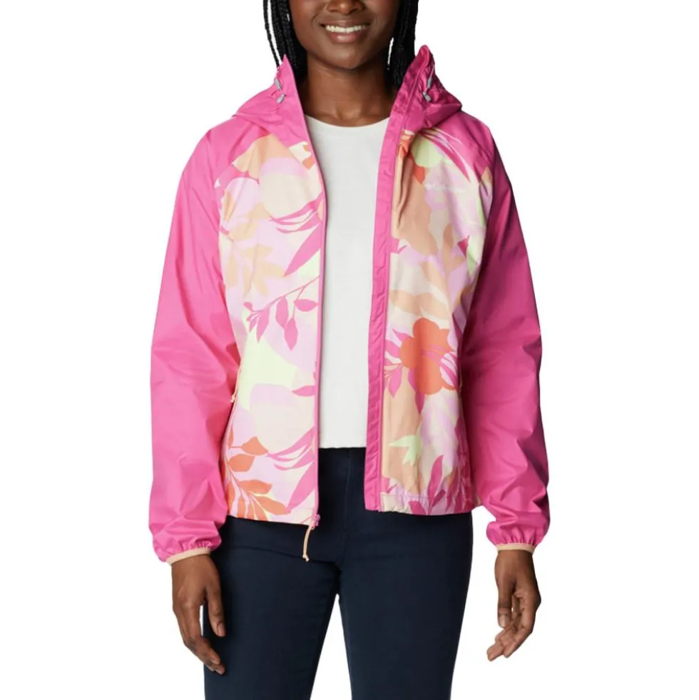 Giacca da trekking Columbia W's Ulica Jacket Peach Floriated