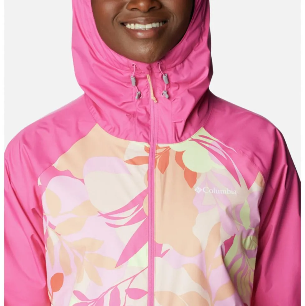 Giacca da trekking Columbia W's Ulica Jacket Peach Floriated