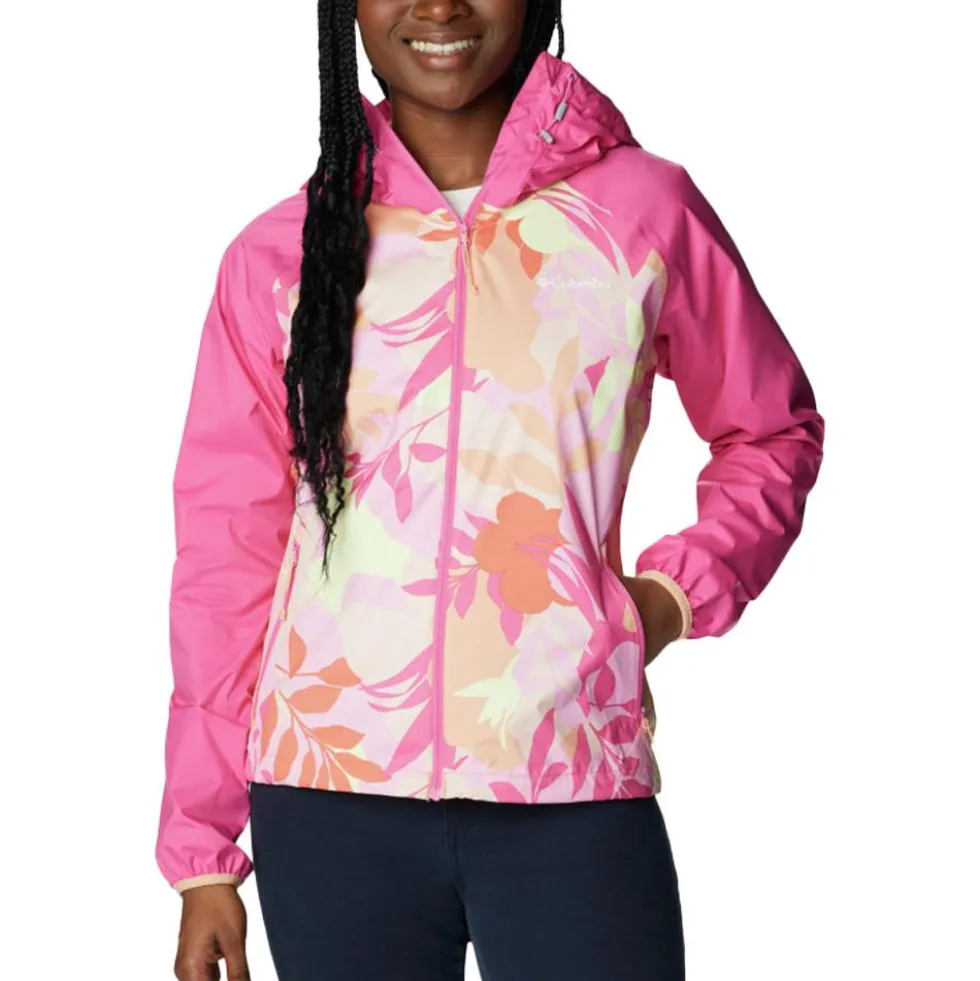 Giacca da trekking Columbia W's Ulica Jacket Peach Floriated