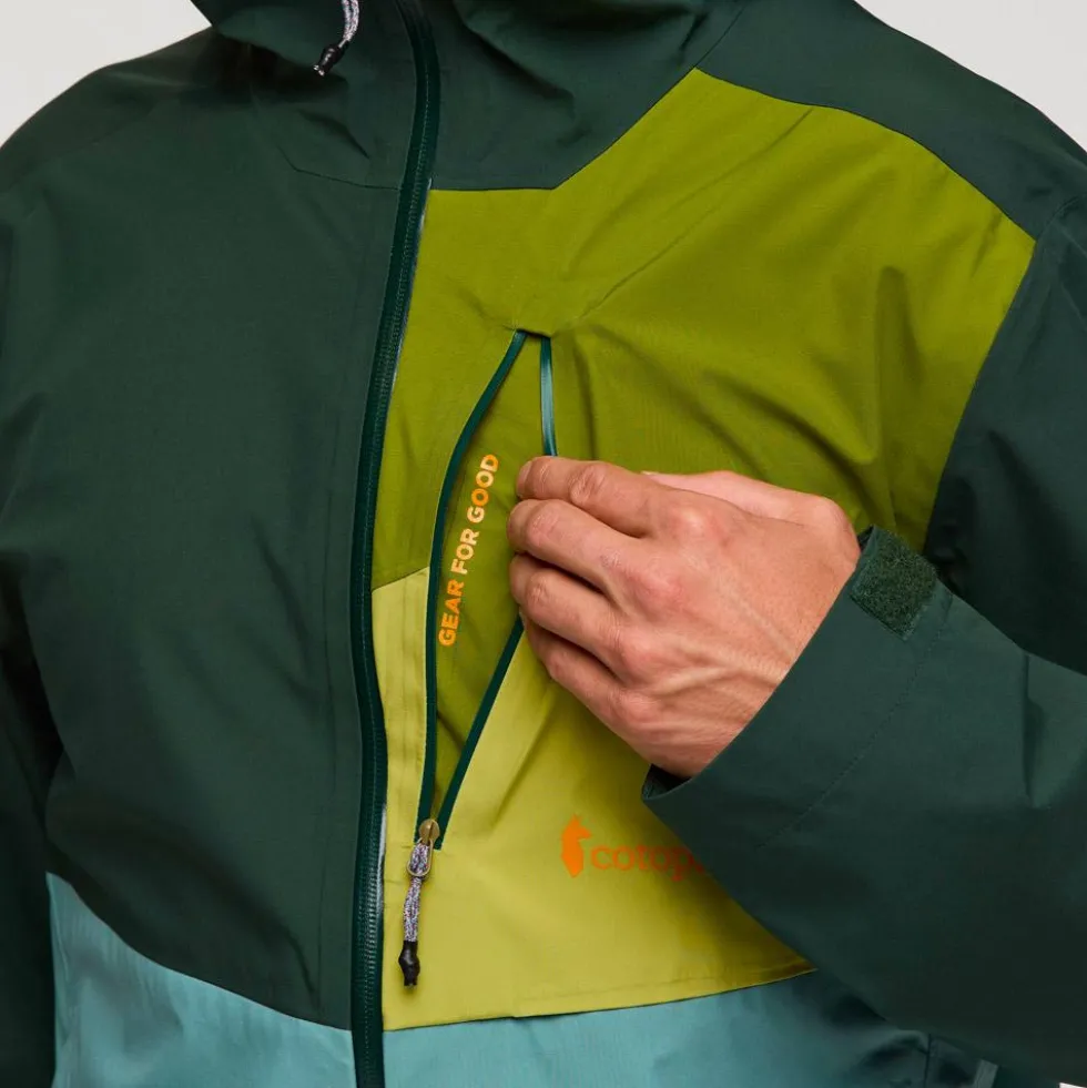 Giacca da trekking Cotopaxi Impermeo 3L Hooded Shell Jacket M Cargo And Bluegrass