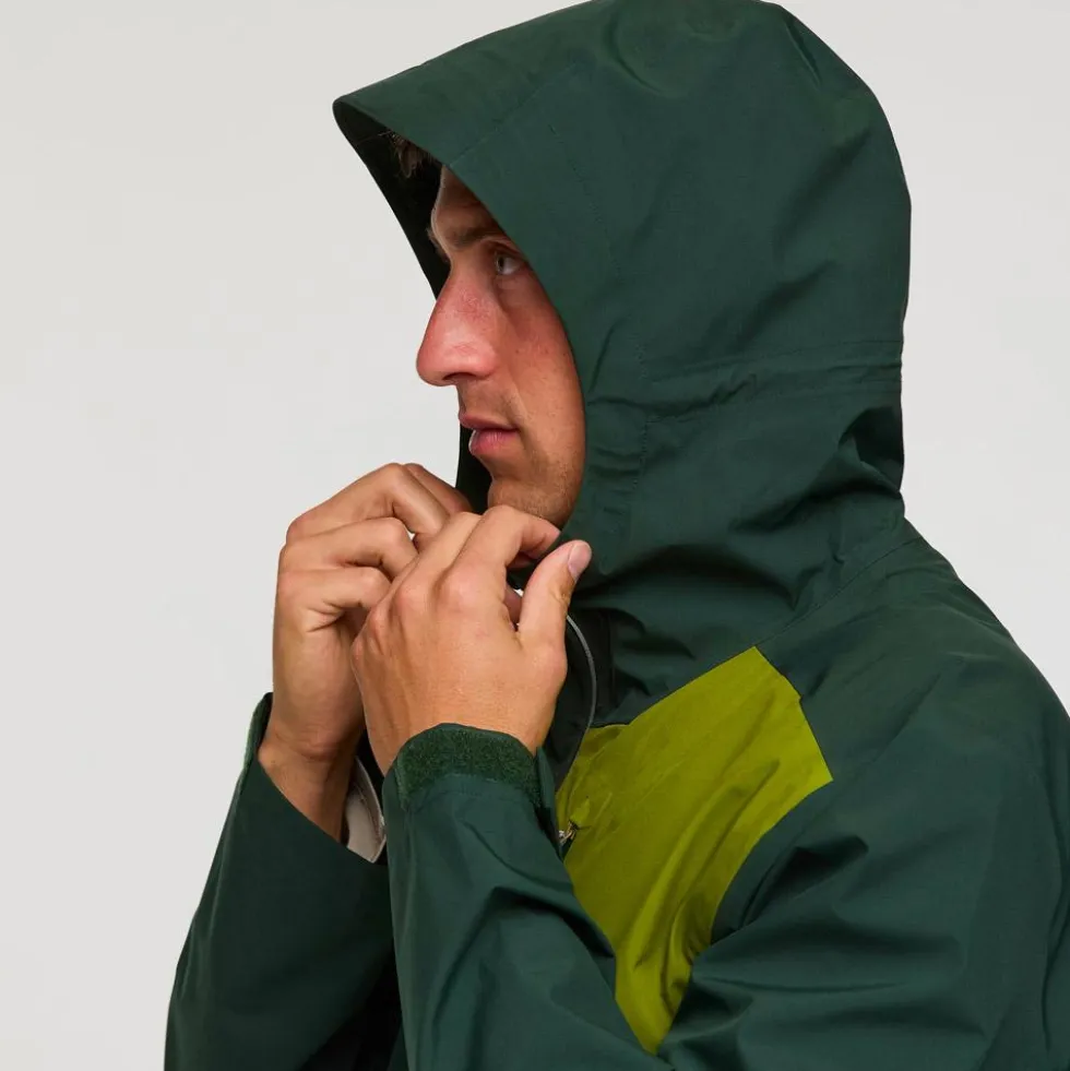 Giacca da trekking Cotopaxi Impermeo 3L Hooded Shell Jacket M Cargo And Bluegrass